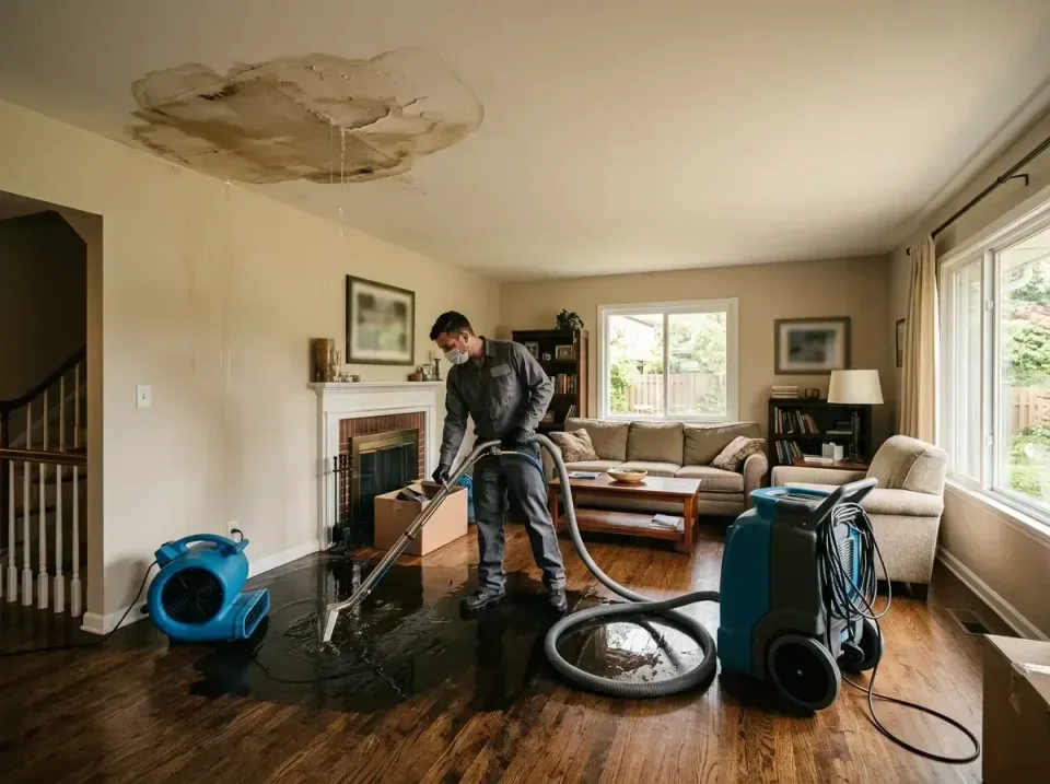 attic-pipe-burst-ceiling-drip-008 — frequently asked questions, Water Damage Restoration & Carpet Care in Buckley, WA